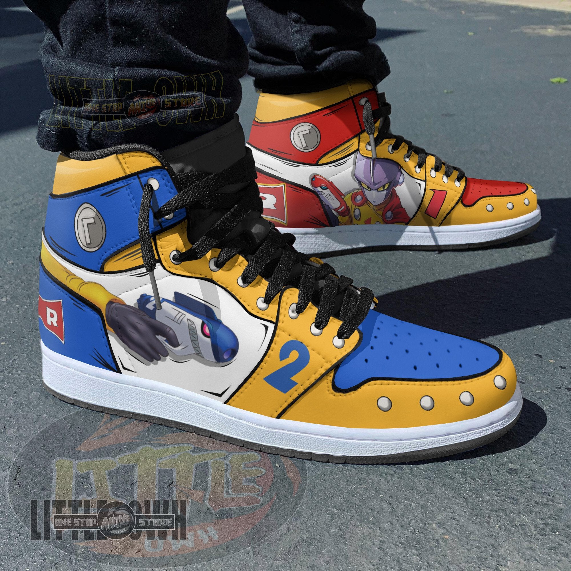 Ideafootwear Gamma 1 and 2 AJ1 High Sneakers Shoes For Men And Women