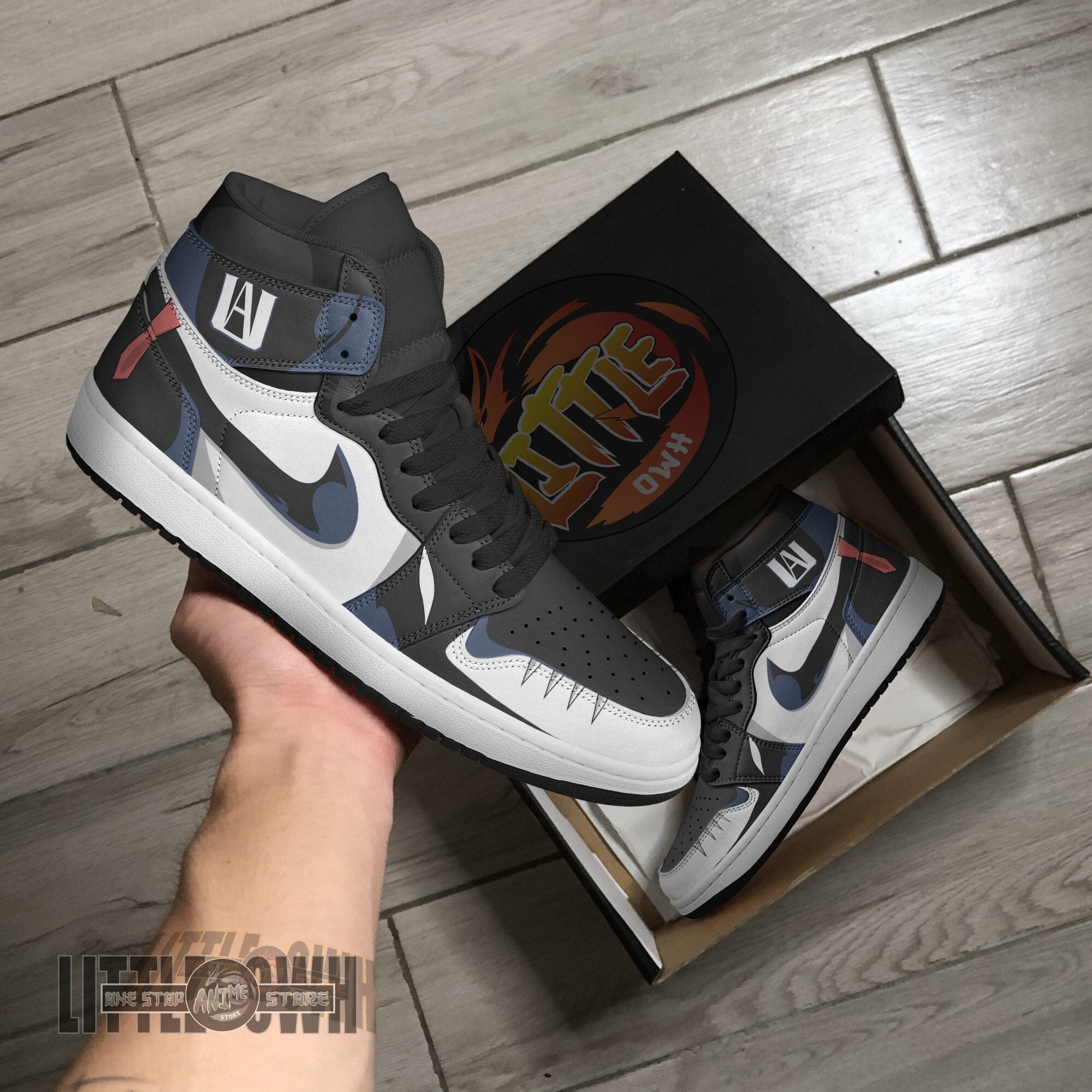 Ideafootwear Gang Orca  AJ1 High Sneakers Shoes For Men And Women