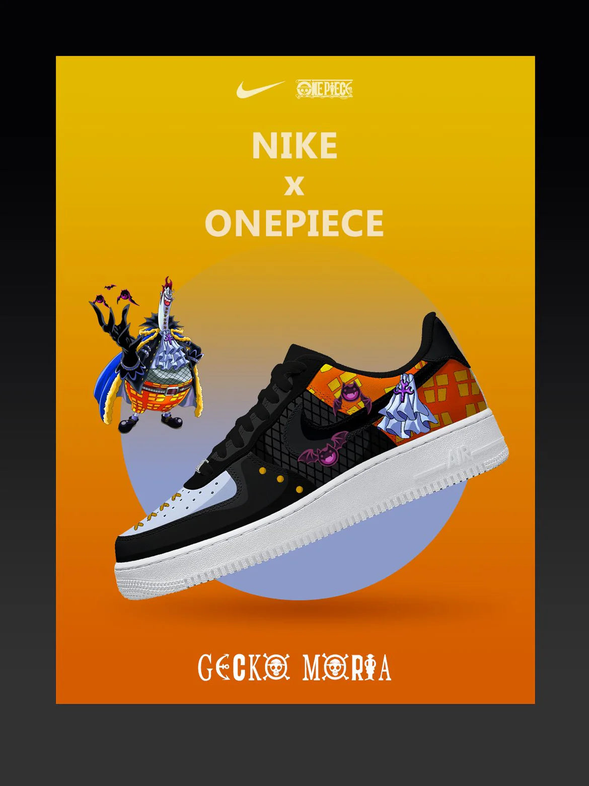 Ideafootwear Gecko Moria  Air Low-Top Sneakers Shoes For Men And Women 1