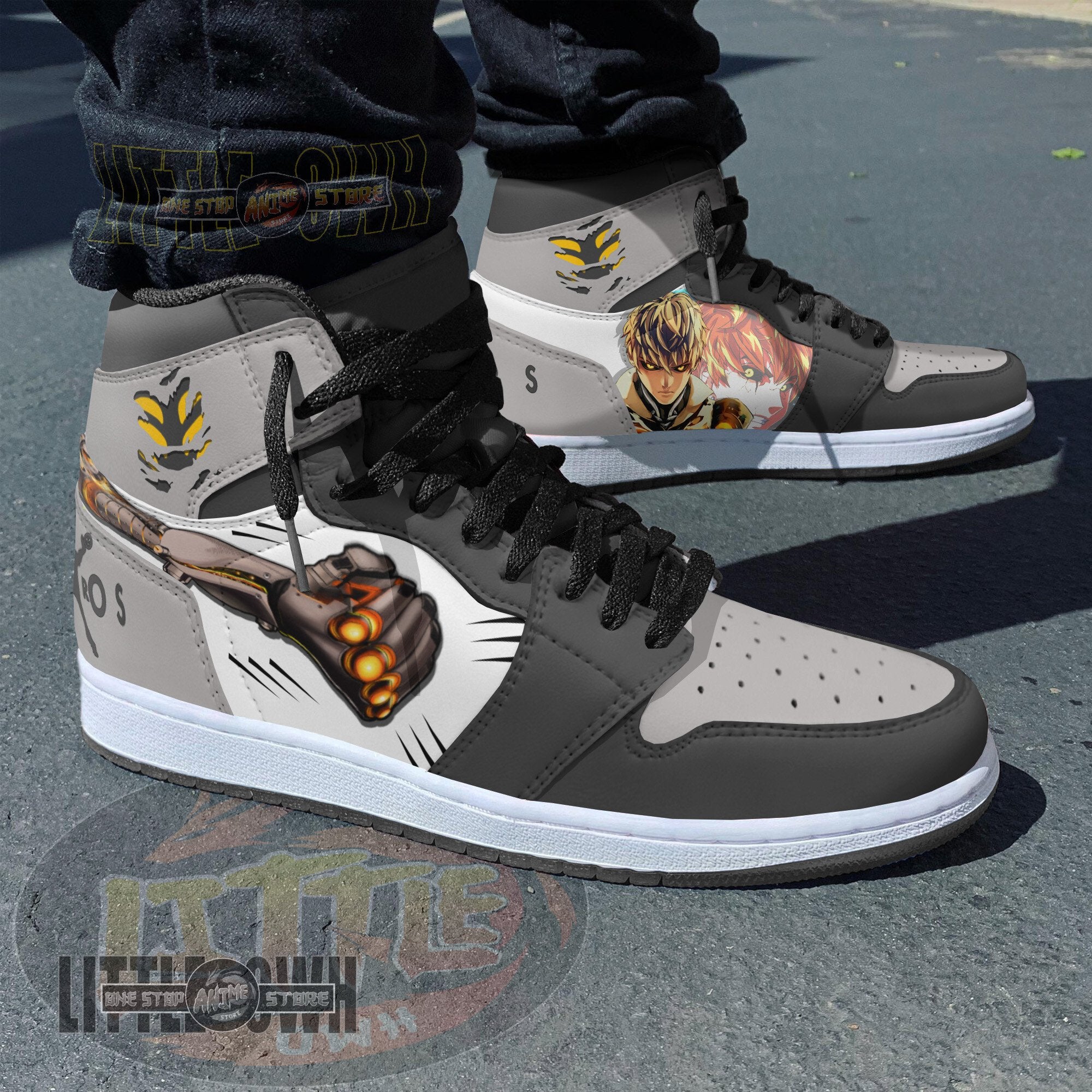 Ideafootwear Genos AJ1 High Sneakers Shoes For Men And Women