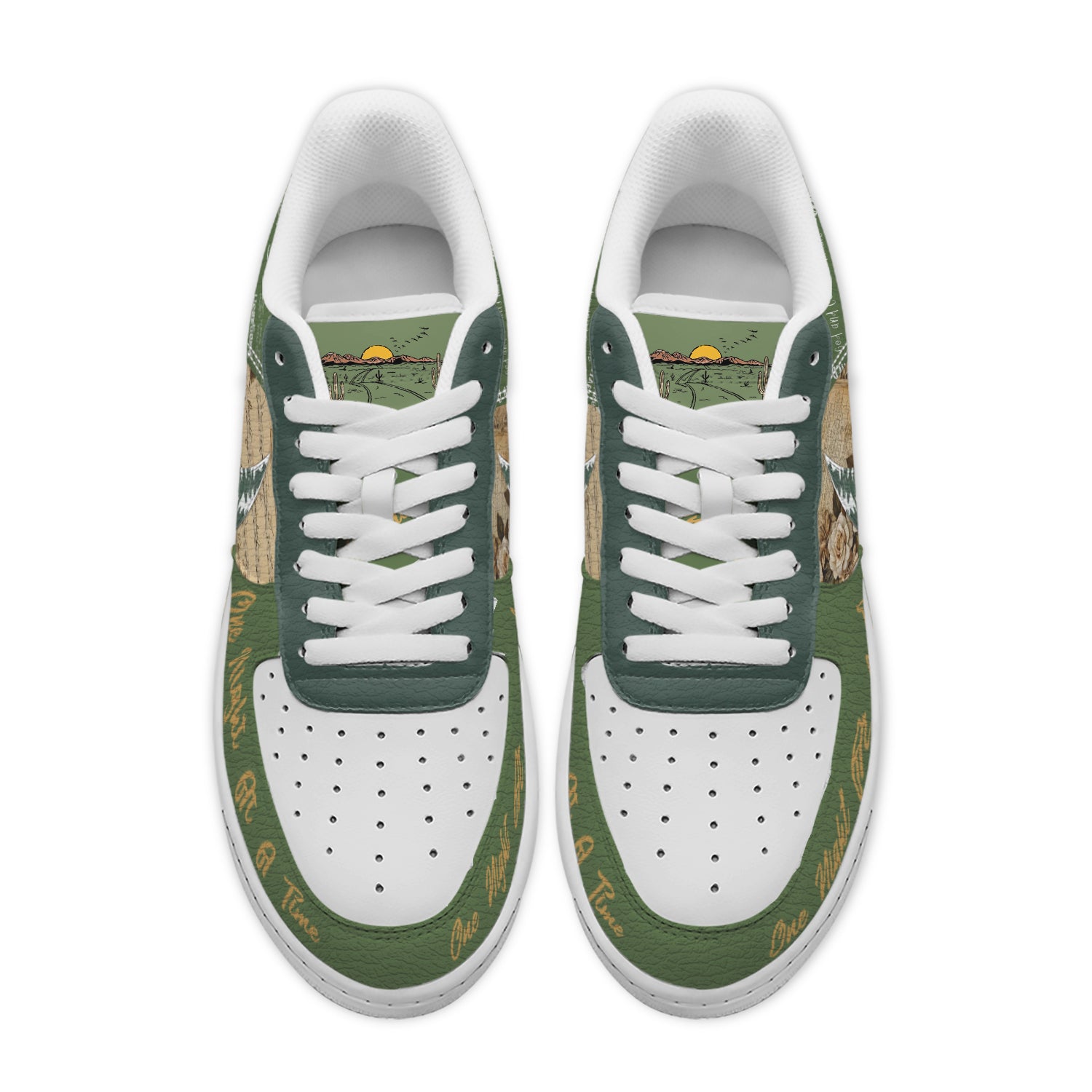 Ideafootwear George Strait Air Low-Top Sneakers Shoes For Men And Women 3