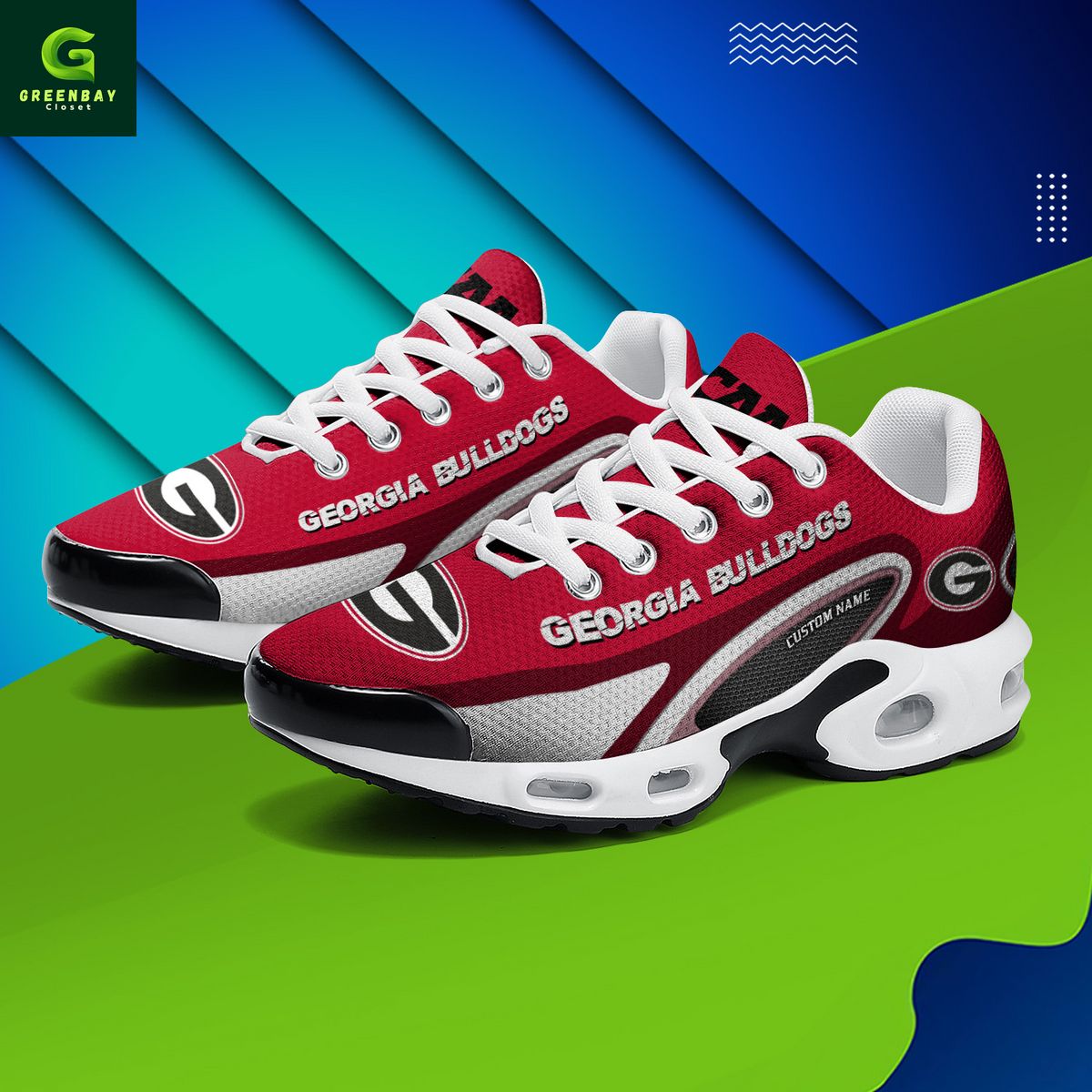Ideafootwear Georgia Bulldogs TN Shoes Sneakers For Men And Women