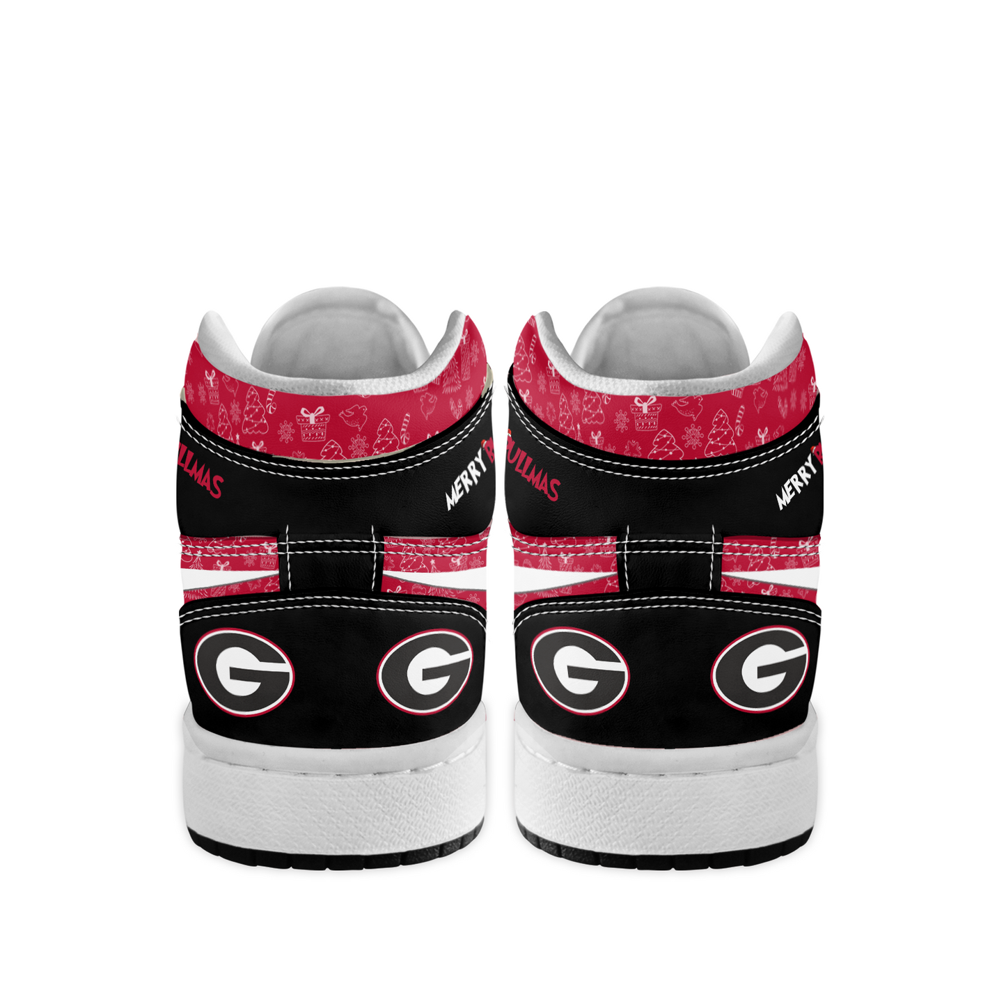 Ideafootwear Georgia Bulldogs x The Grinch x Christmas  AJ1 High Sneakers Shoes For Men And Women