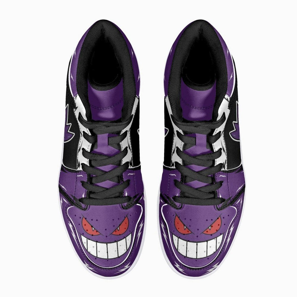 Ideafootwear Ghost Gengar AJ1 High Sneakers Shoes For Men And Women