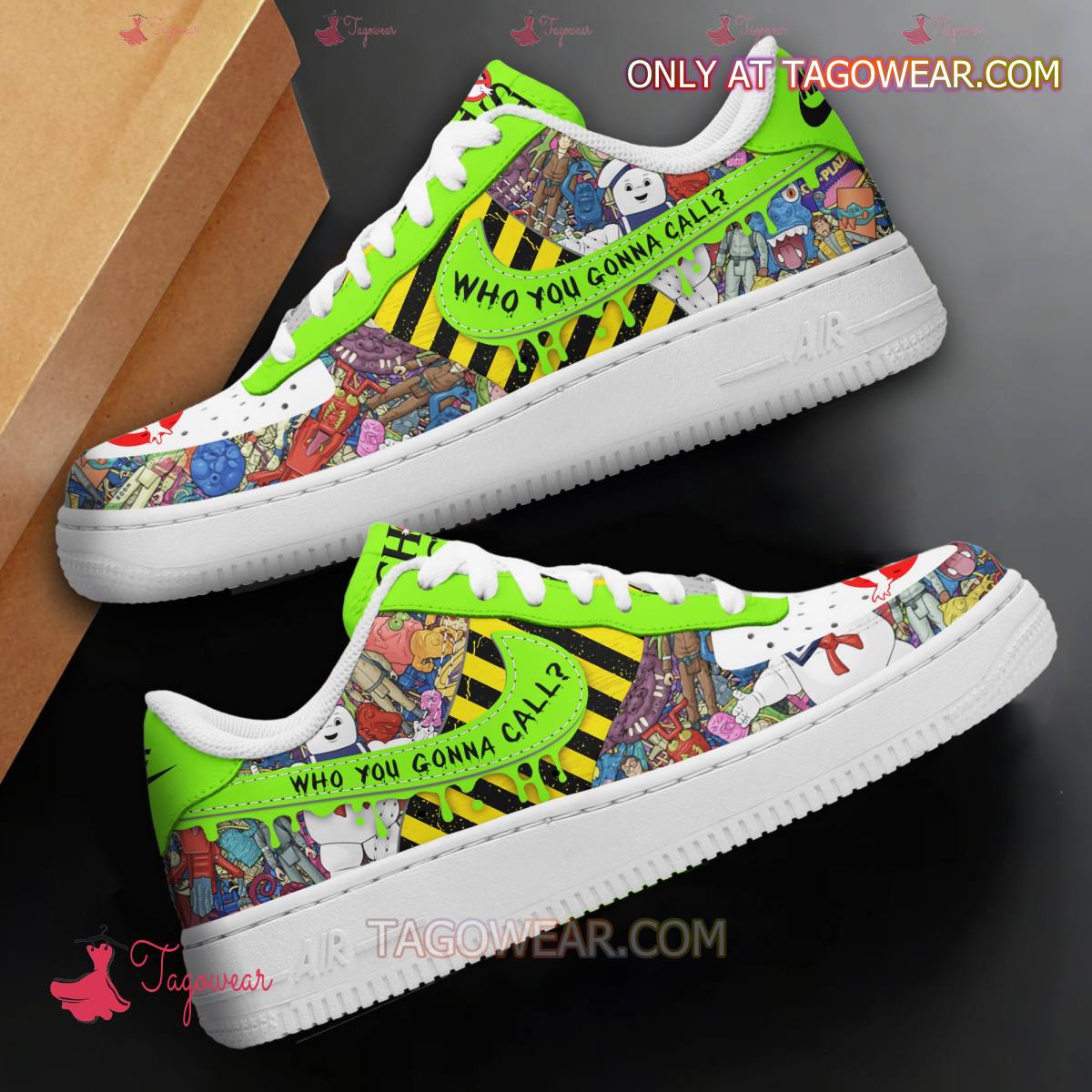 Ideafootwear Ghostbusters Air Low-Top Sneakers Shoes For Men And Women 2