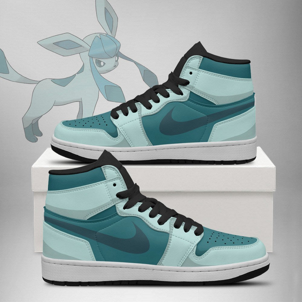 Ideafootwear Glaceon AJ1 High Sneakers Shoes For Men And Women