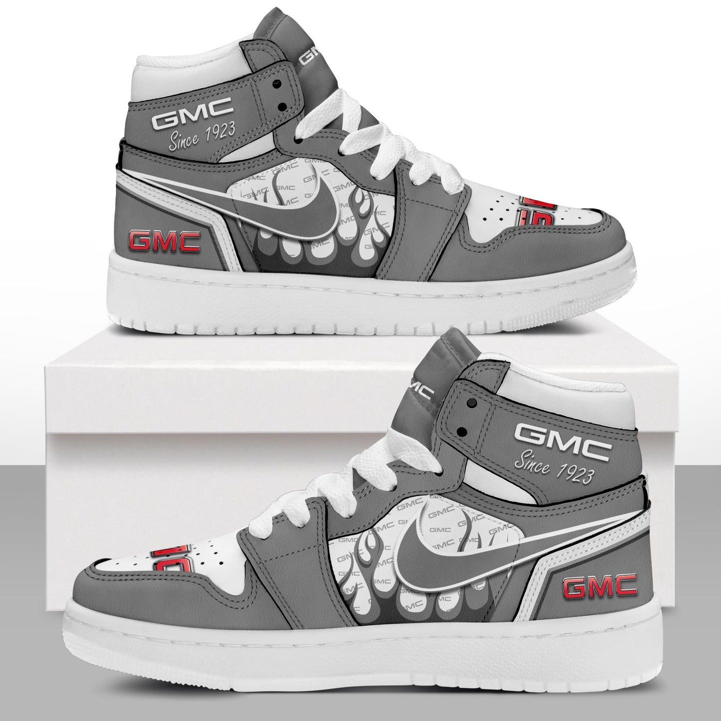 Ideafootwear GMC AJ1 High Sneakers Shoes For Men And Women
