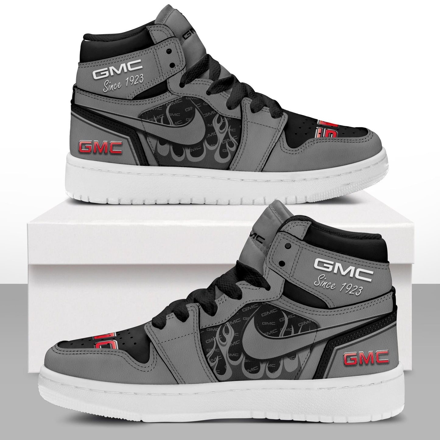 Ideafootwear GMC AJ1 High Sneakers Shoes For Men And Women