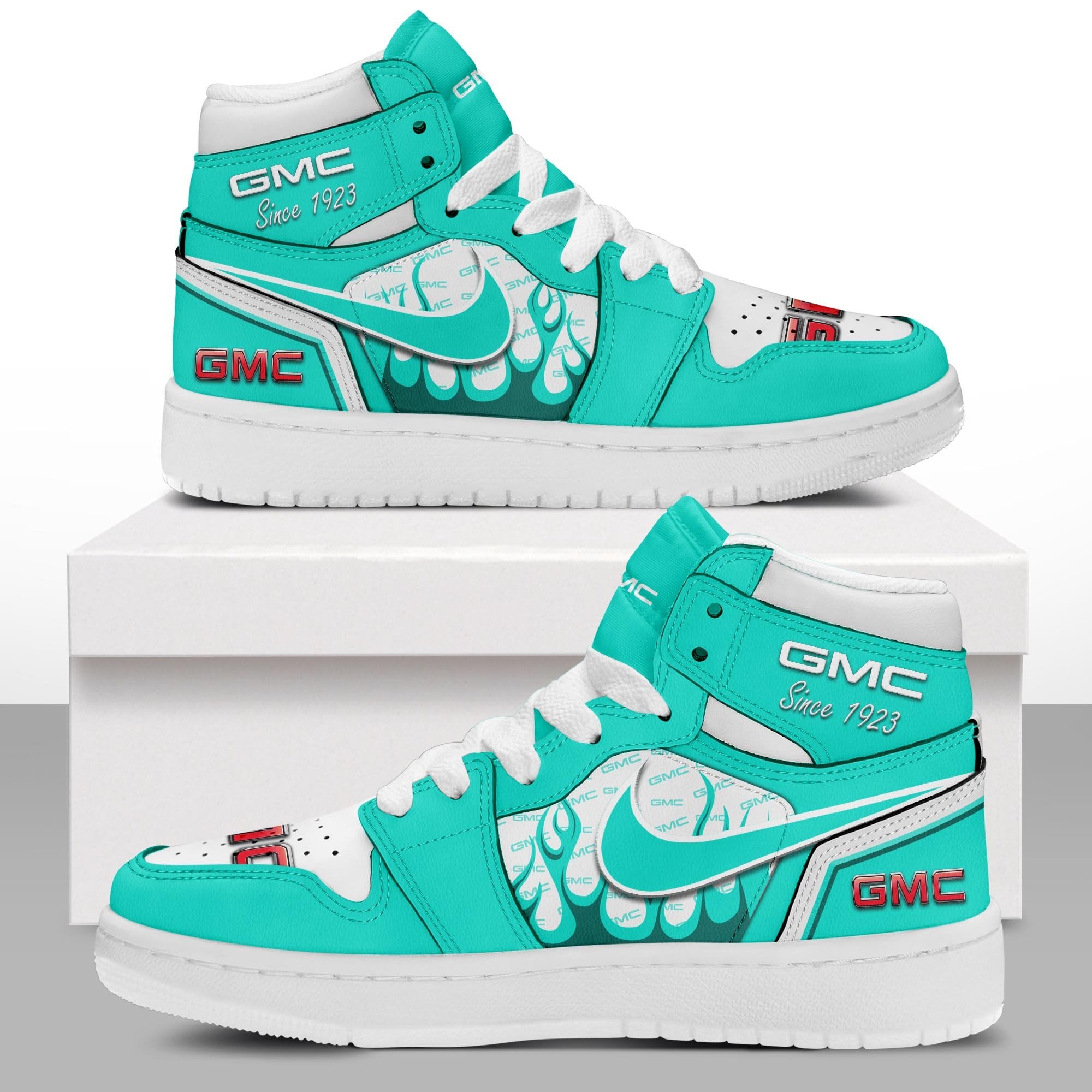 Ideafootwear GMC AJ1 High Sneakers Shoes For Men And Women