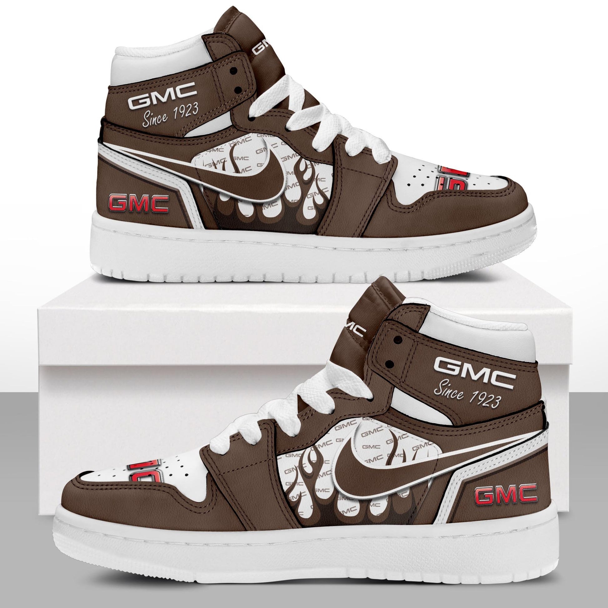 Ideafootwear GMC AJ1 High Sneakers Shoes For Men And Women