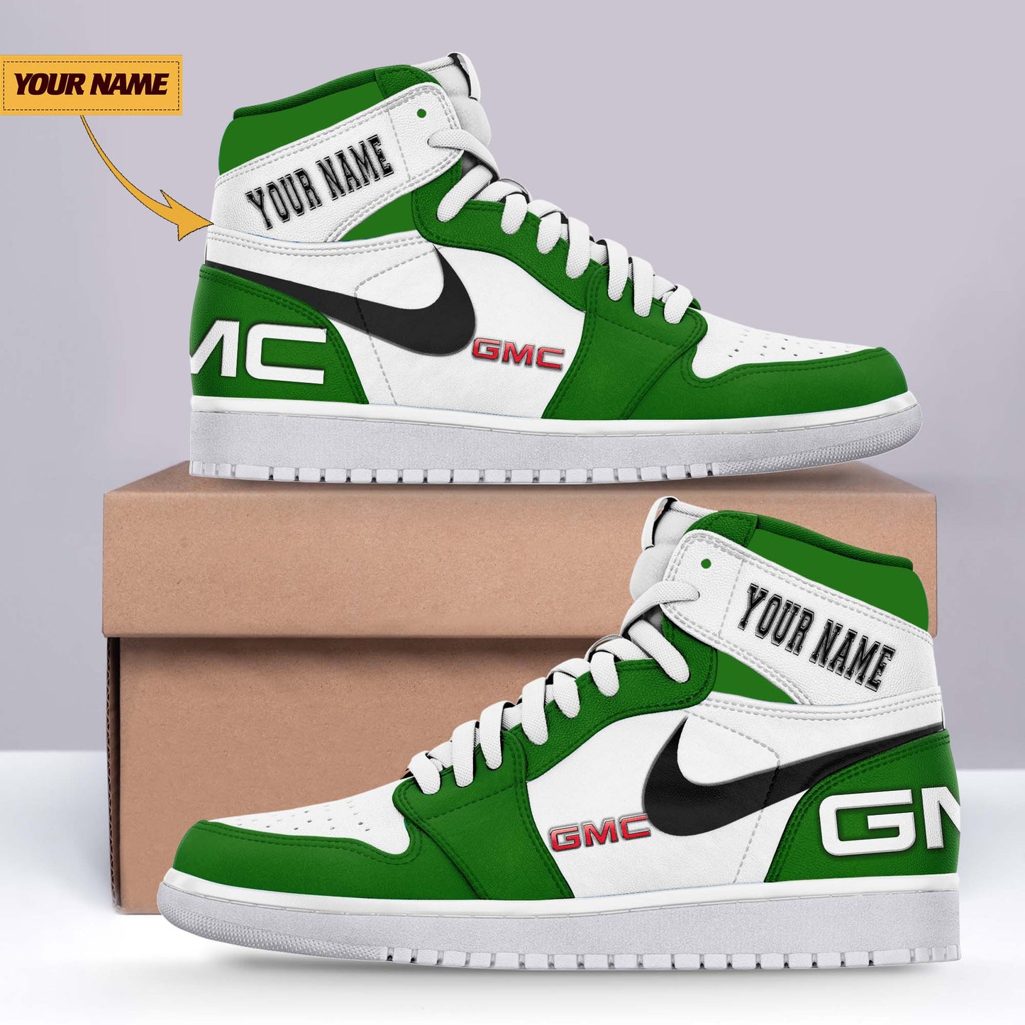 Ideafootwear GMC AJ1 High Sneakers Shoes For Men And Women