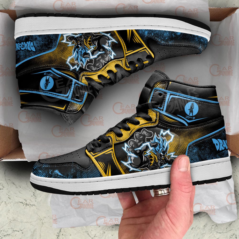 Ideafootwear Gogeta AJ1 High Sneakers Shoes For Men And Women