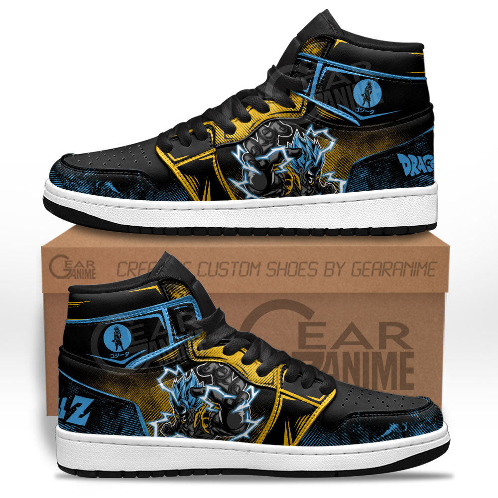 Ideafootwear Gogeta AJ1 High Sneakers Shoes For Men And Women