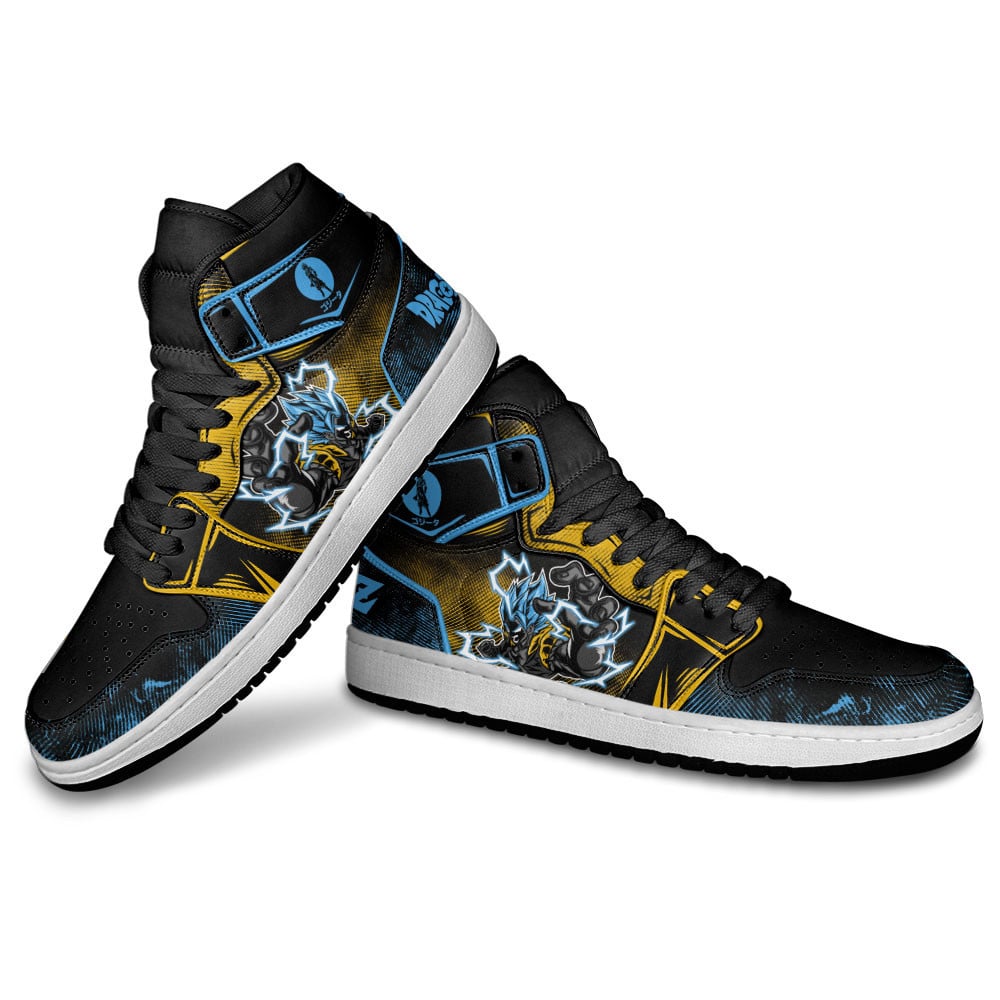 Ideafootwear Gogeta AJ1 High Sneakers Shoes For Men And Women