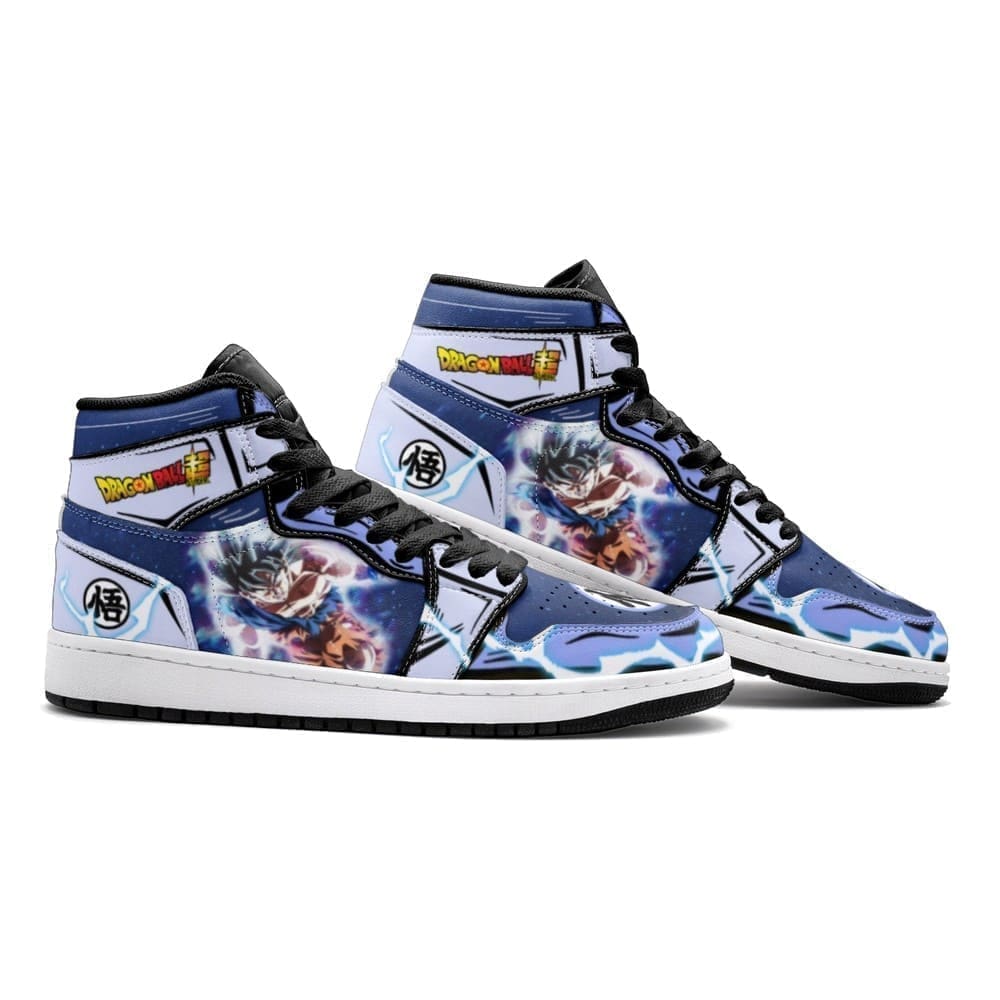 Ideafootwear Goku Ultra Instinct Dragon Ball Super AJ1 High Sneakers Shoes For Men And Women