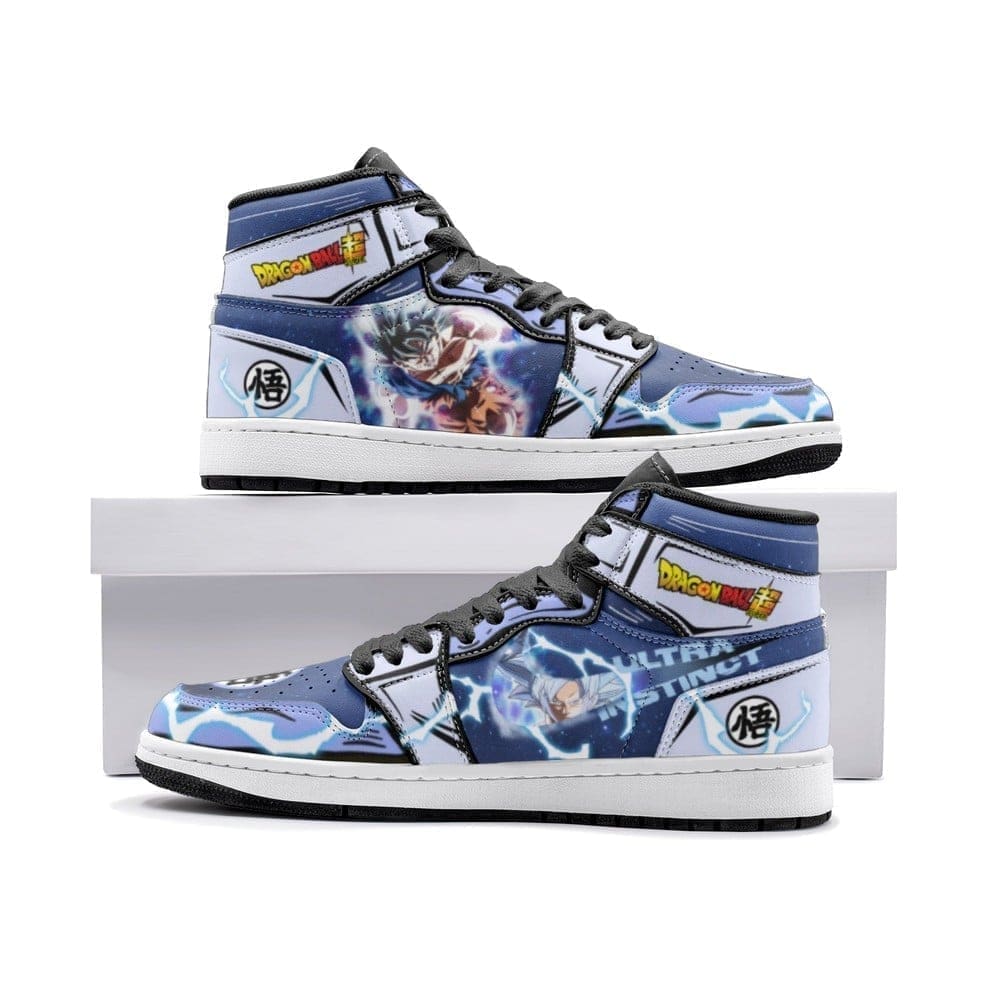 Ideafootwear Goku Ultra Instinct Dragon Ball Super AJ1 High Sneakers Shoes For Men And Women