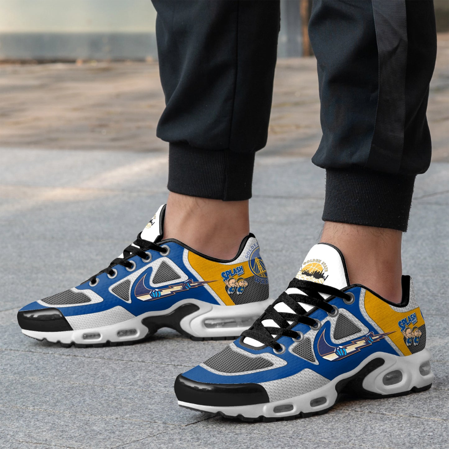 Ideafootwear Golden State Warriors TN Shoes Sneakers For Men And Women