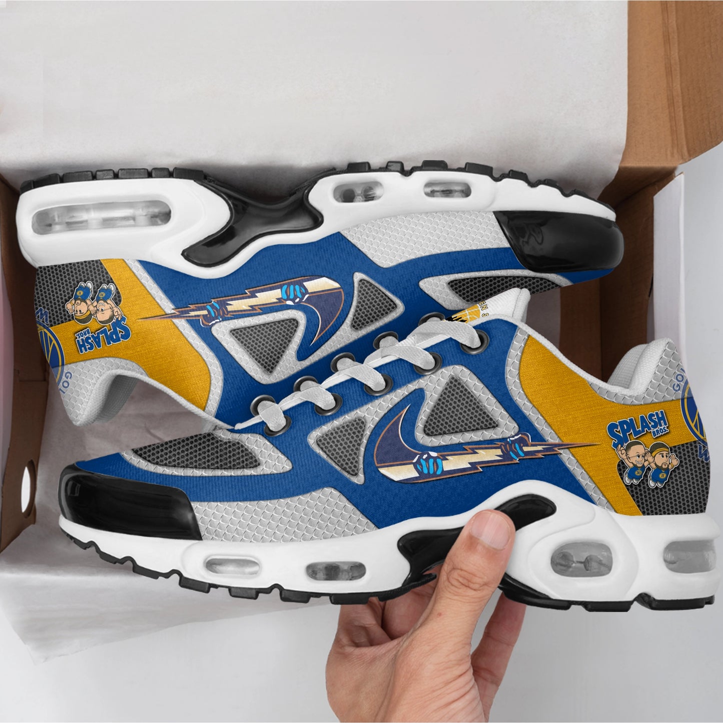 Ideafootwear Golden State Warriors TN Shoes Sneakers For Men And Women
