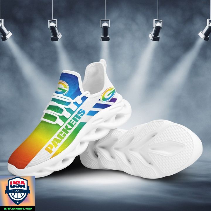 Ideafootwear Green Bay Packers Max Soul Shoes Sneakers For Men And Women