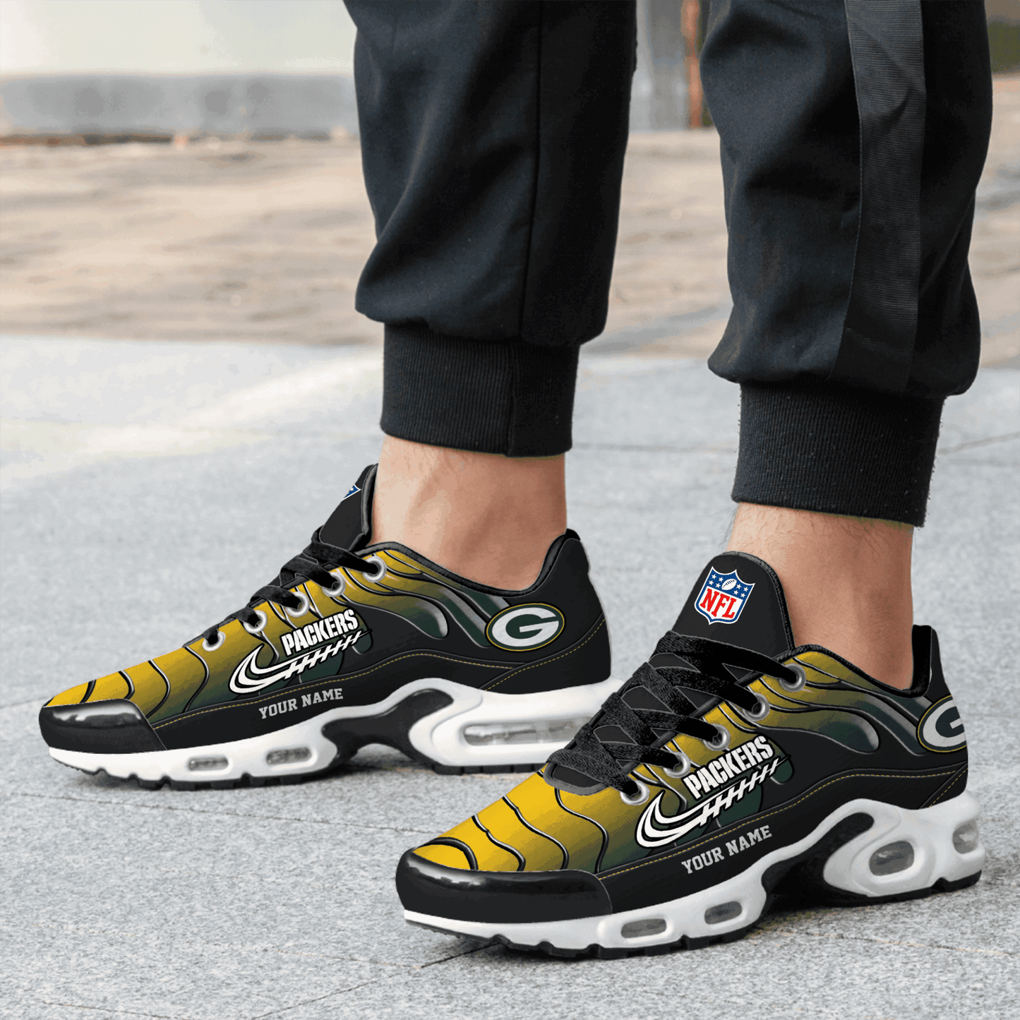 Ideafootwear Green Bay Packers TN Shoes Sneakers For Men And Women