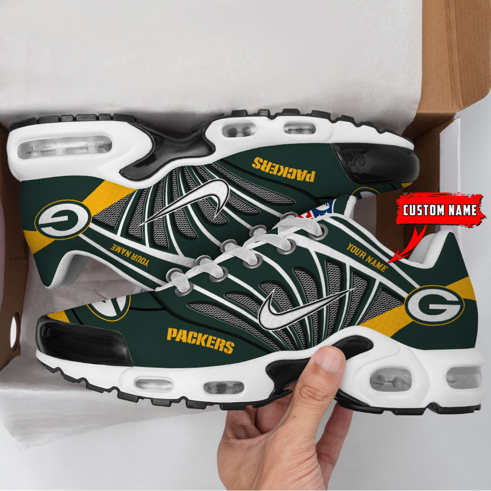 Ideafootwear Green Bay Packers TN Shoes Sneakers For Men And Women