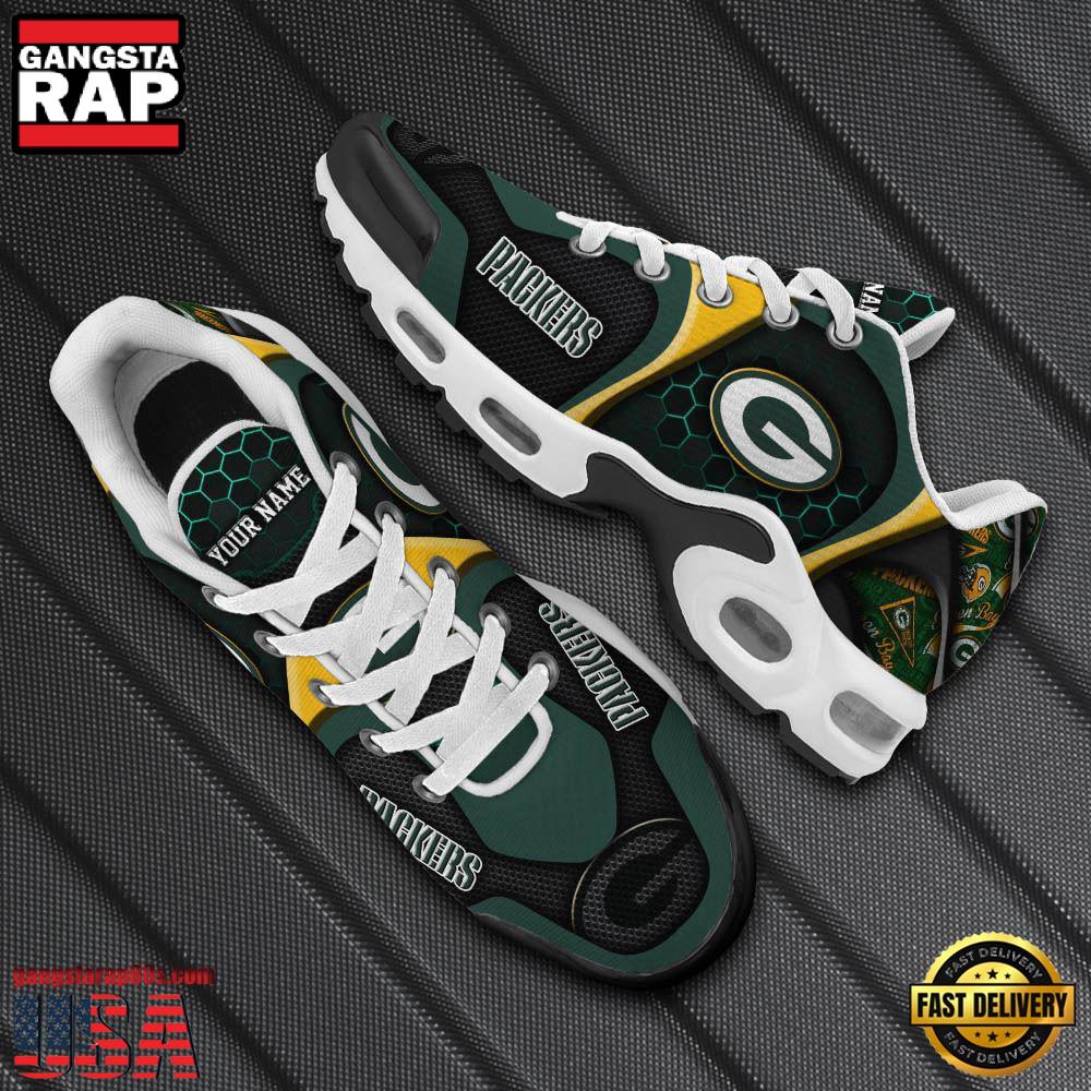 Ideafootwear Green Bay Packers TN Shoes Sneakers For Men And Women