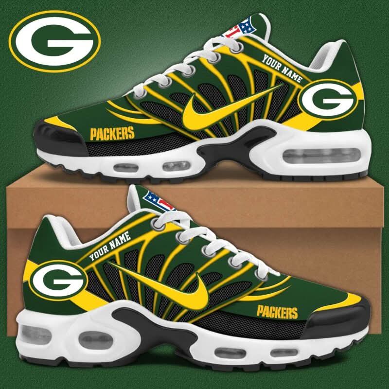 Ideafootwear Green Bay Packers TN Shoes Sneakers For Men And Women