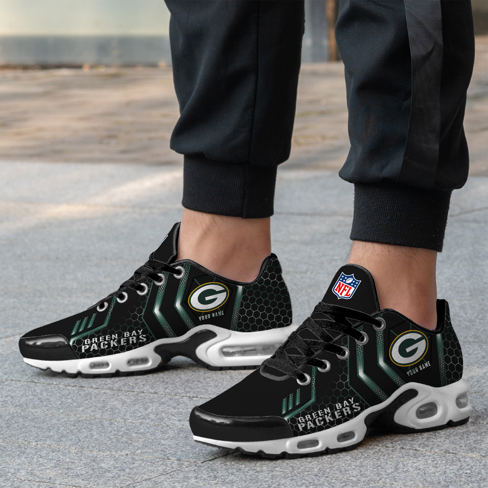 Ideafootwear Green Bay Packers TN Shoes Sneakers For Men And Women