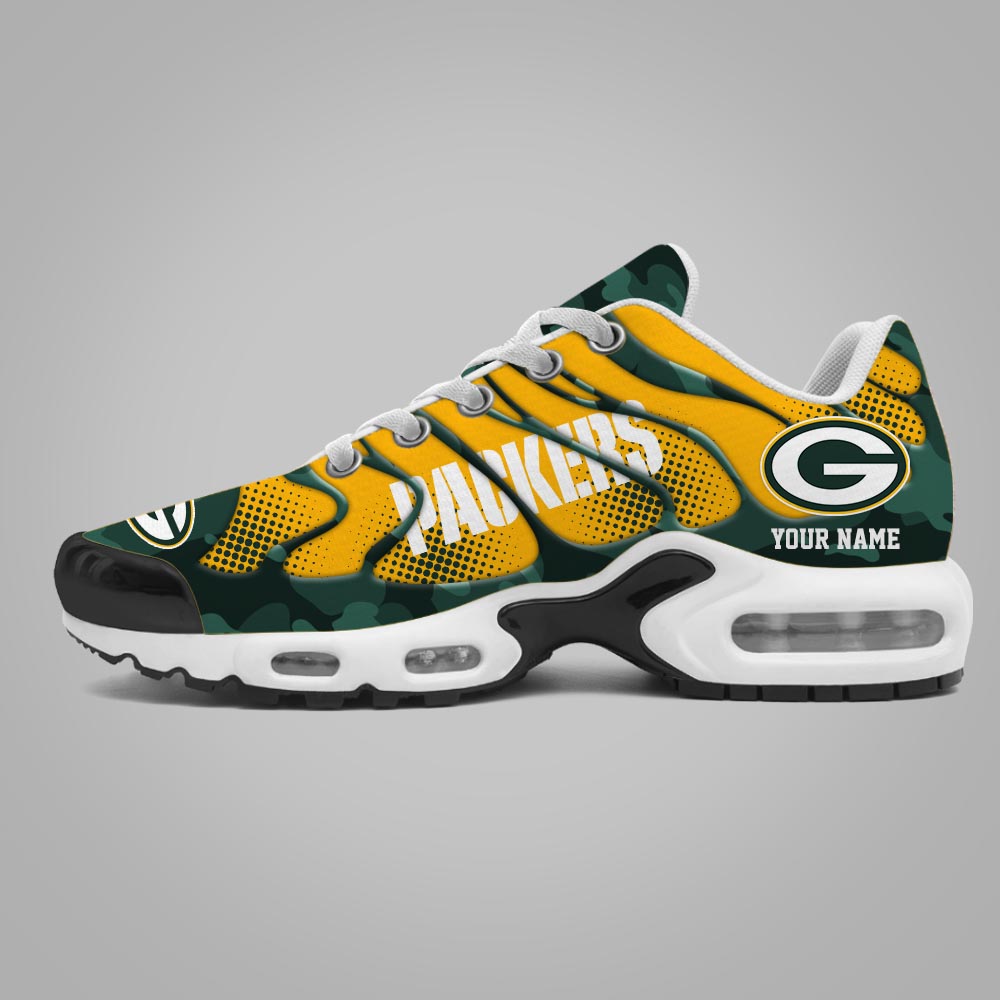 Ideafootwear Green Bay Packers TN Shoes Sneakers For Men And Women