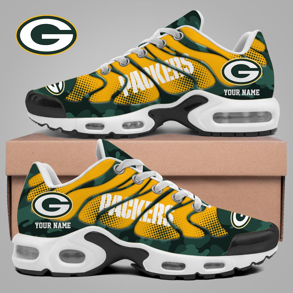 Ideafootwear Green Bay Packers TN Shoes Sneakers For Men And Women