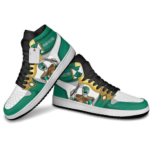 Ideafootwear Green Ranger AJ1 High Sneakers Shoes For Men And Women
