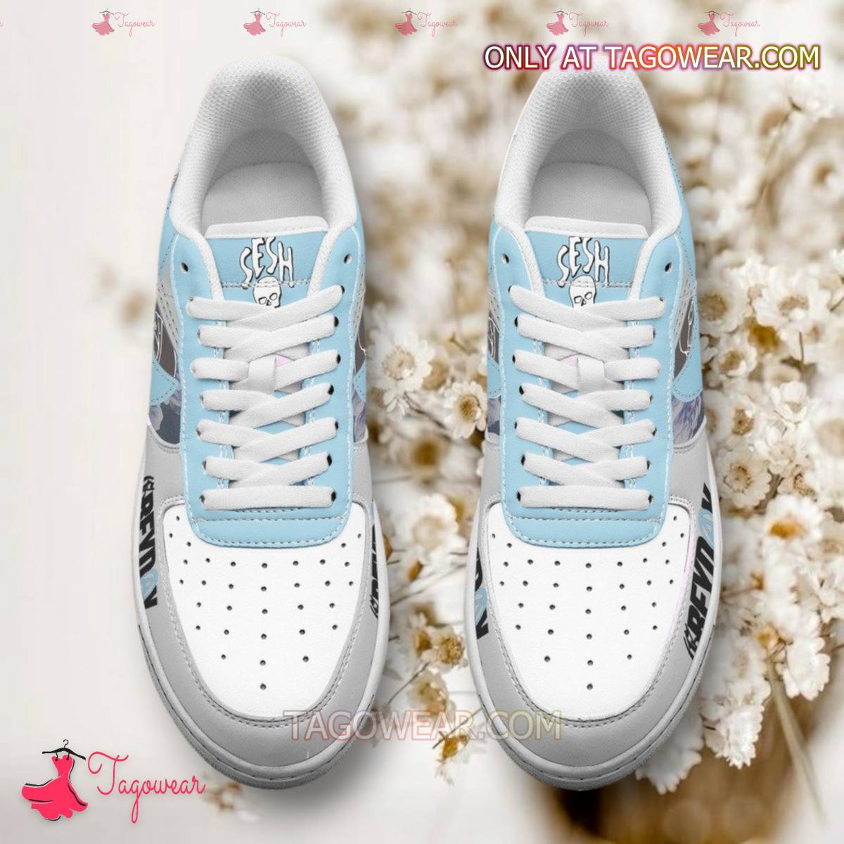 Ideafootwear Grey Day G59 Air Low-Top Sneakers Shoes For Men And Women 3