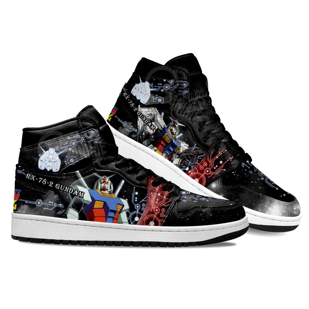Ideafootwear Gundam AJ1 High Sneakers Shoes For Men And Women