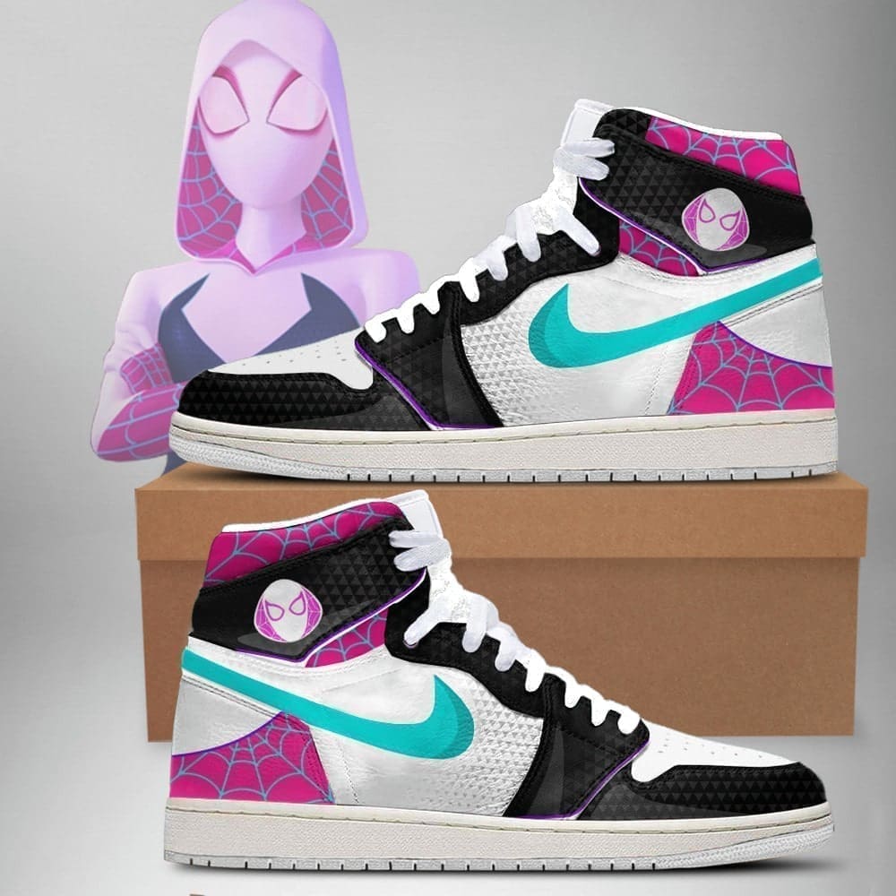 Ideafootwear Gwen Stacy AJ1 High Sneakers Shoes For Men And Women