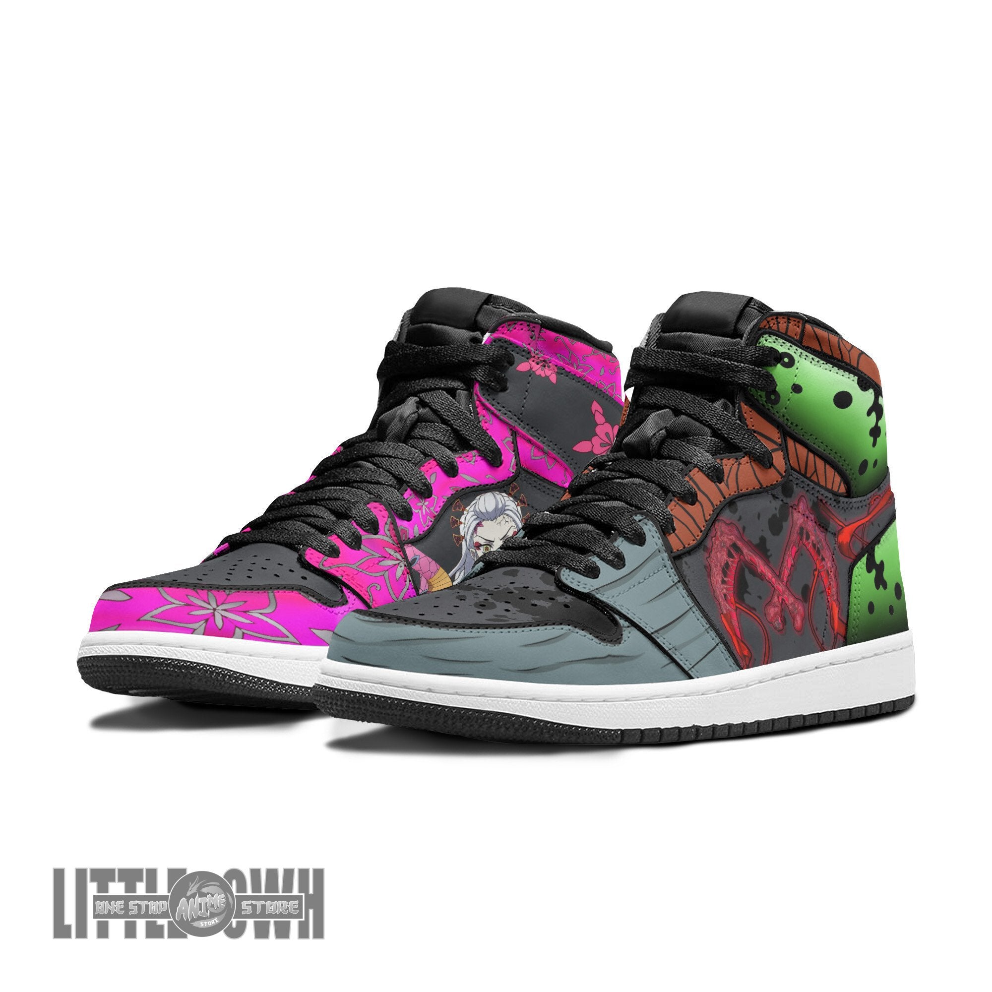 Ideafootwear Gyutaro x Dabi AJ1 High Sneakers Shoes For Men And Women