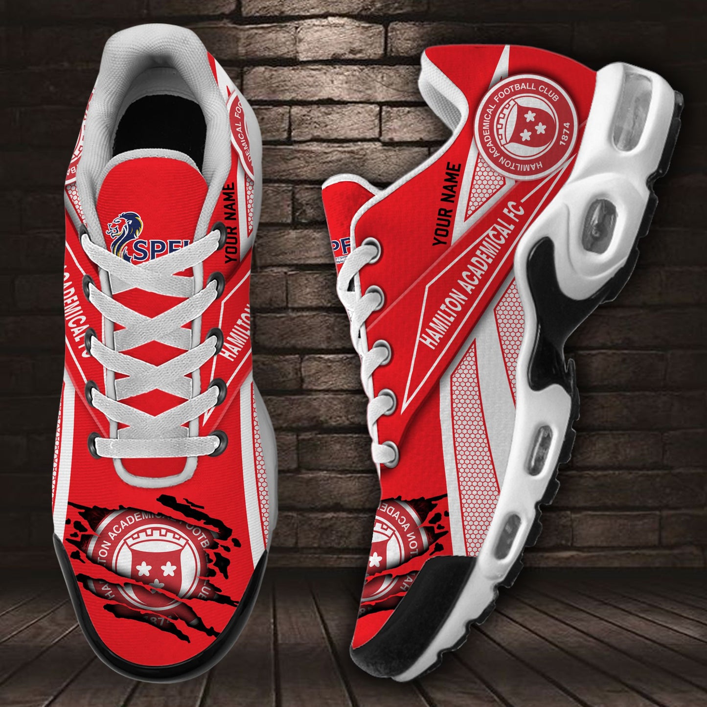 Ideafootwear Hamilton Academical F.C. TN Shoes Sneakers For Men And Women