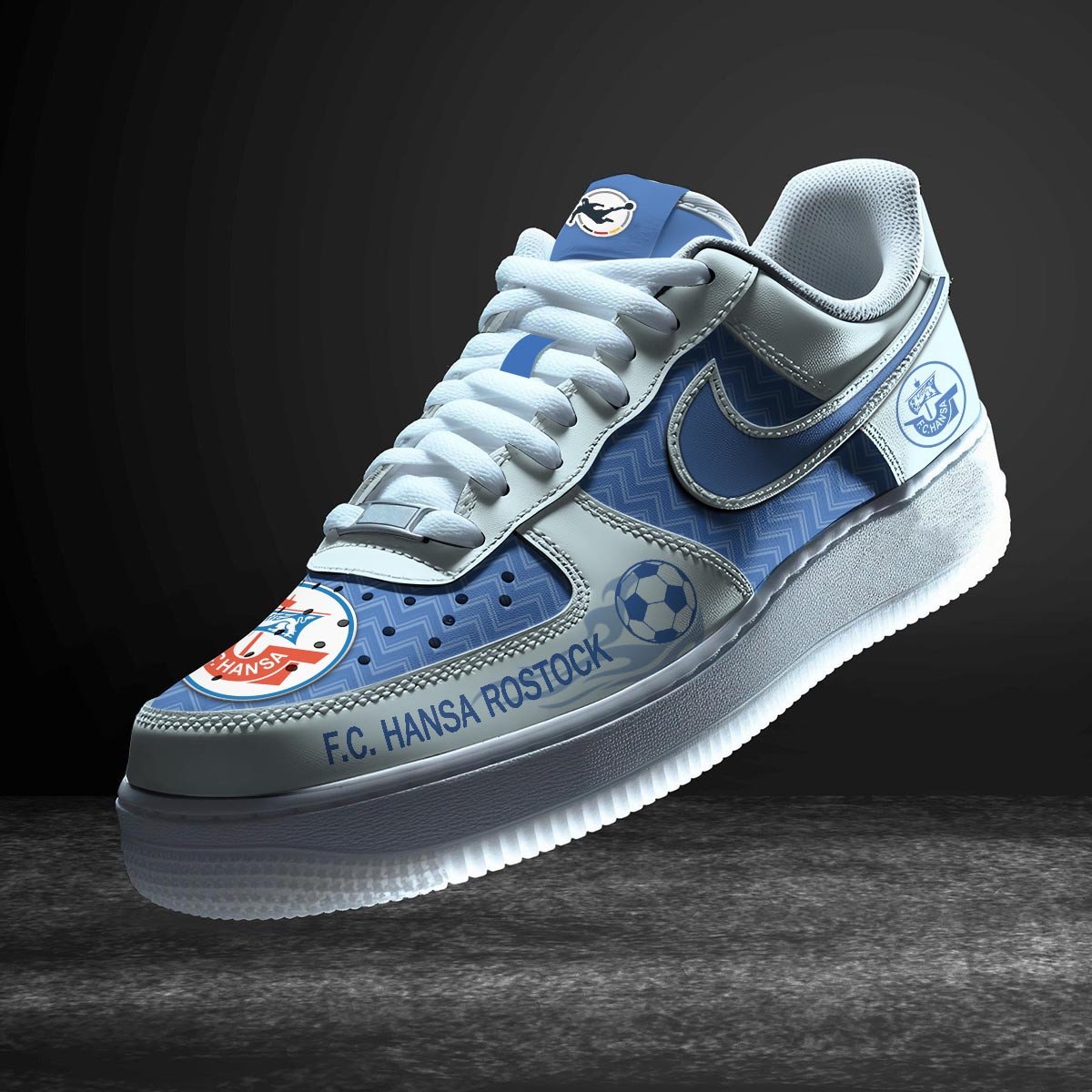 Ideafootwear Hansa Rostock Air Low-Top Sneakers Shoes For Men And Women 1