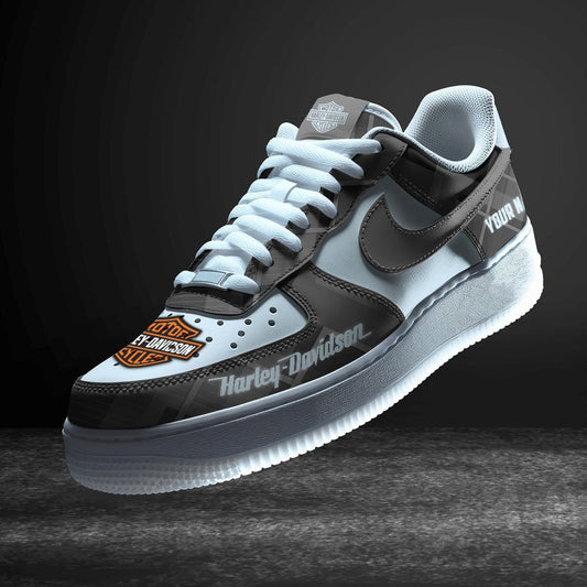 Ideafootwear Harley-Davidson Air Low-Top Sneakers Shoes For Men And Women 1