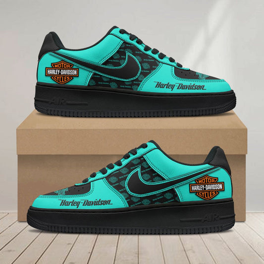 Ideafootwear Harley-Davidson Air Low-Top Sneakers Shoes For Men And Women 1