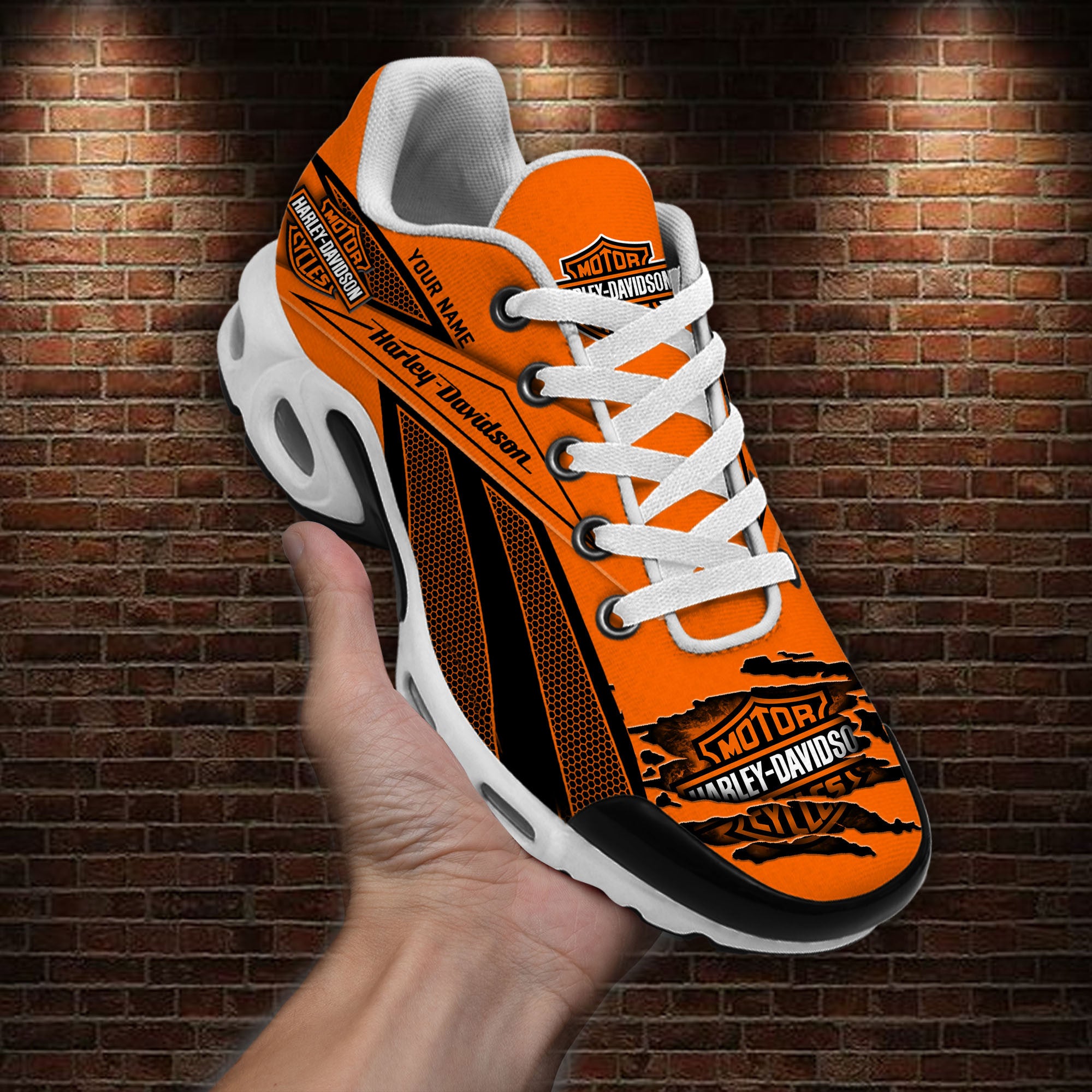 Ideafootwear Harley-Davidson TN Shoes Sneakers For Men And Women