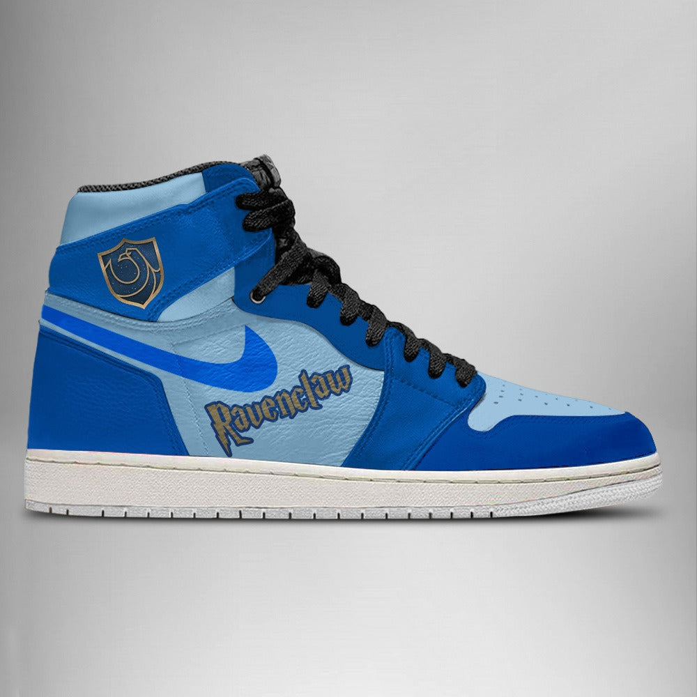 Ideafootwear Harry Potter x Ravenclaw AJ1 High Sneakers Shoes For Men And Women