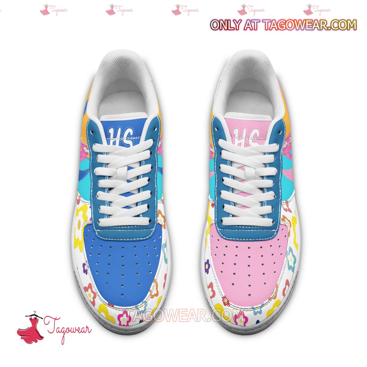 Ideafootwear Harry Styles Flower Air Low-Top Sneakers Shoes For Men And Women 3