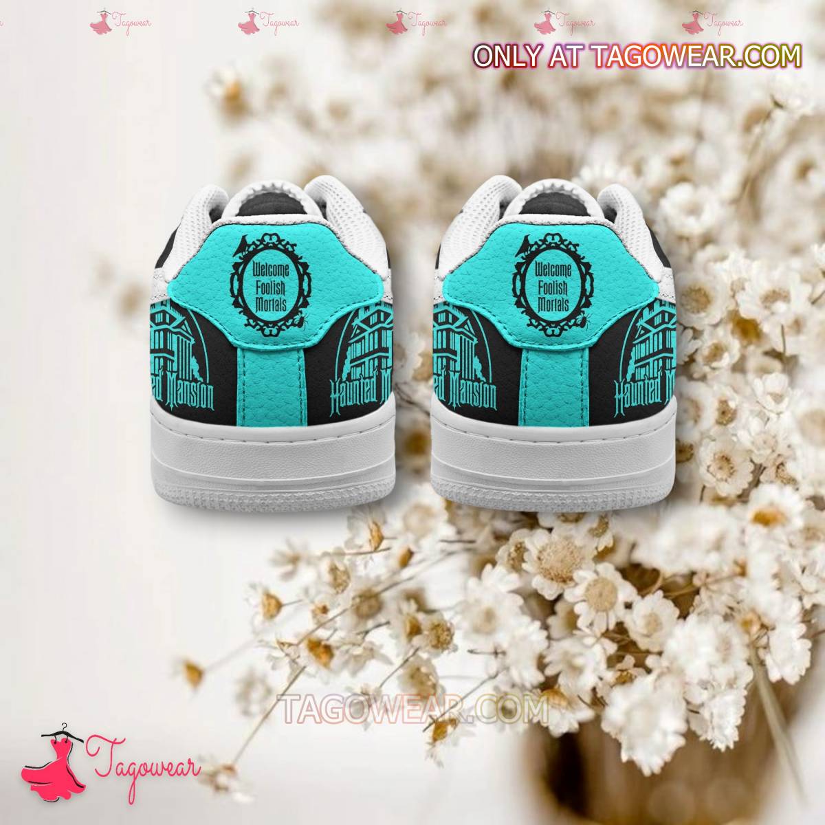 Ideafootwear Haunted Mansion Air Low-Top Sneakers Shoes For Men And Women 3