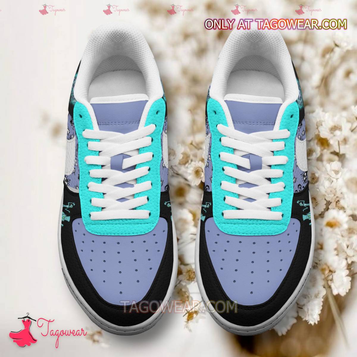 Ideafootwear Haunted Mansion Air Low-Top Sneakers Shoes For Men And Women 4