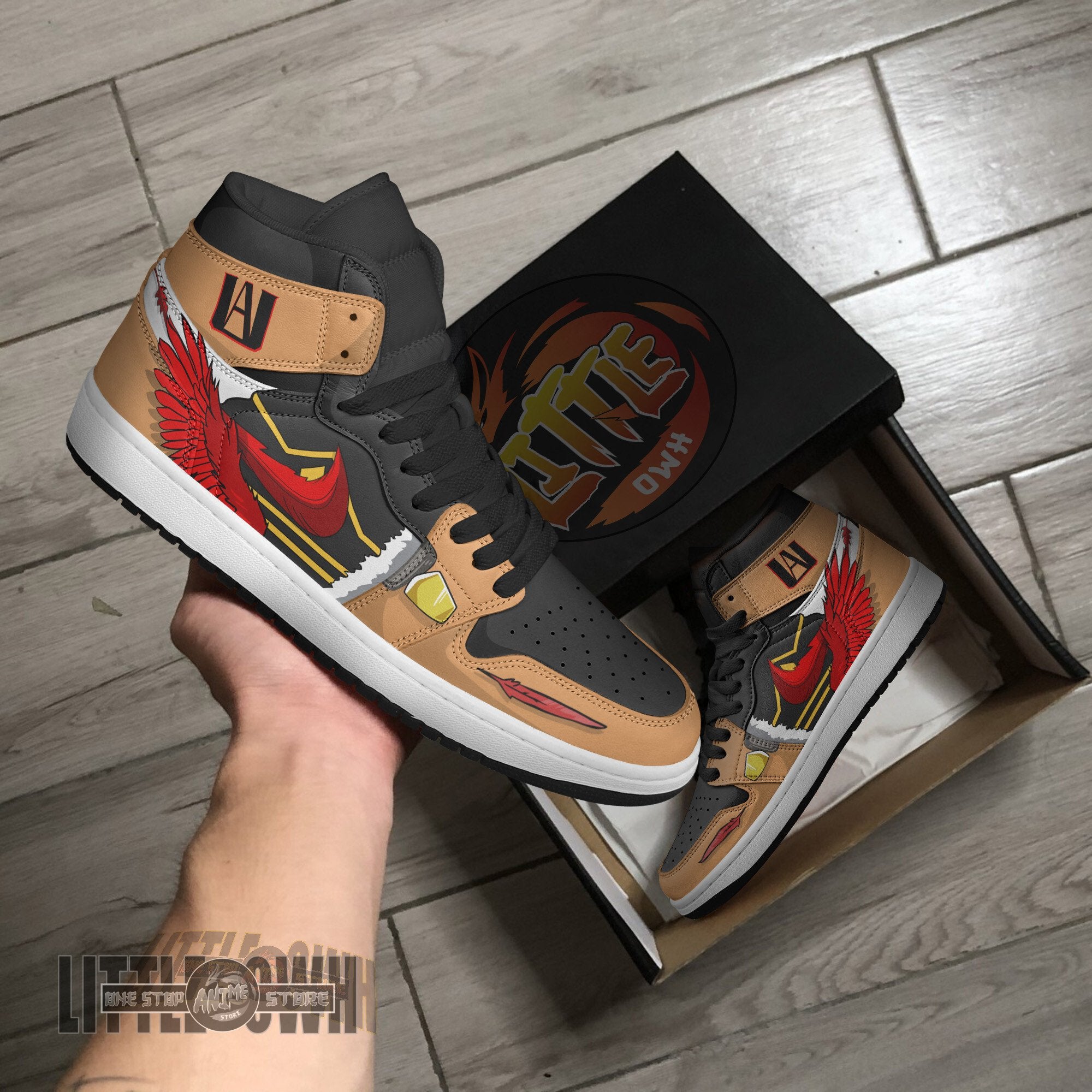Ideafootwear Hawks AJ1 High Sneakers Shoes For Men And Women
