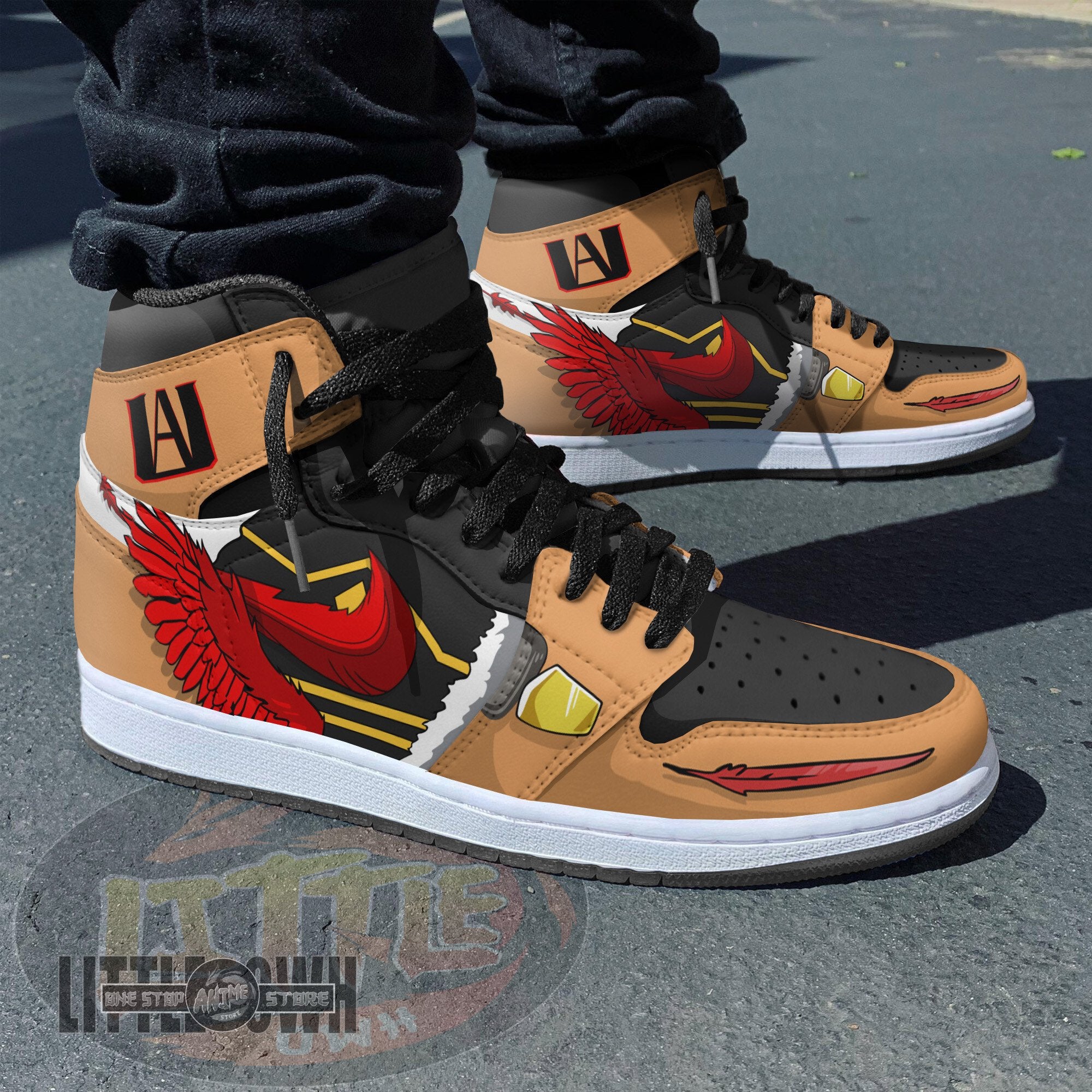 Ideafootwear Hawks AJ1 High Sneakers Shoes For Men And Women