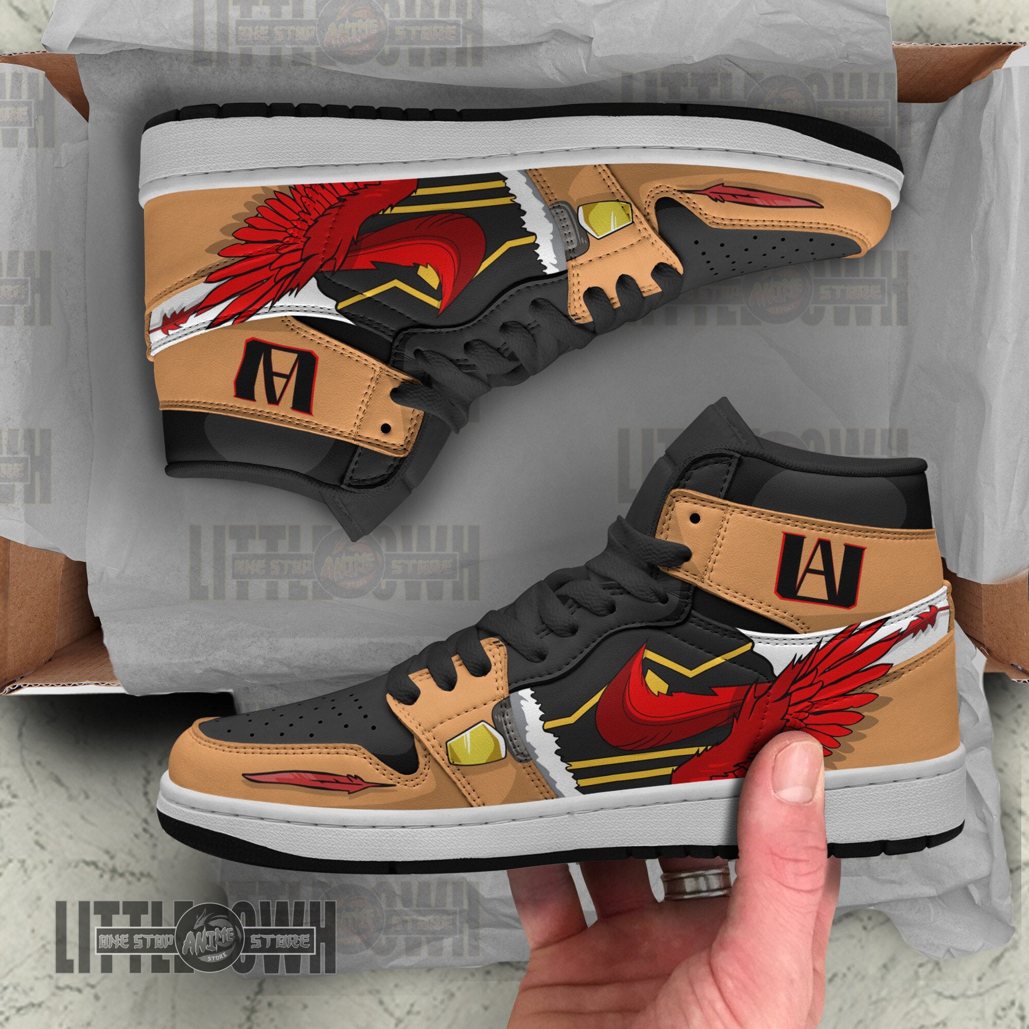Ideafootwear Hawks AJ1 High Sneakers Shoes For Men And Women