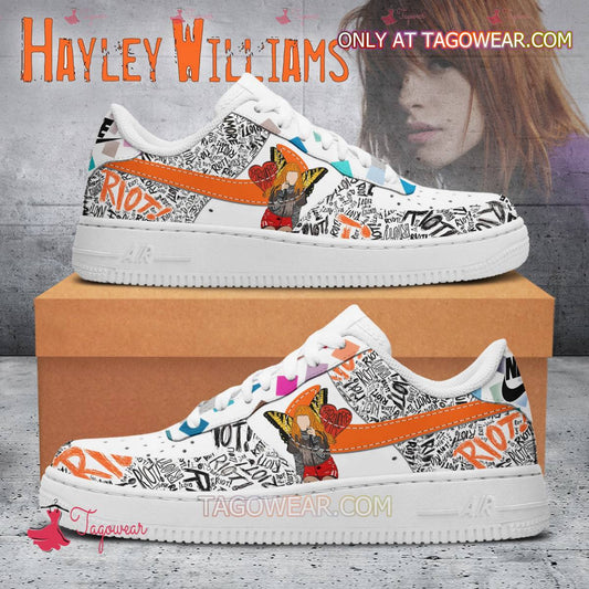 Ideafootwear Hayley Williams Riot Air Low-Top Sneakers Shoes For Men And Women 1
