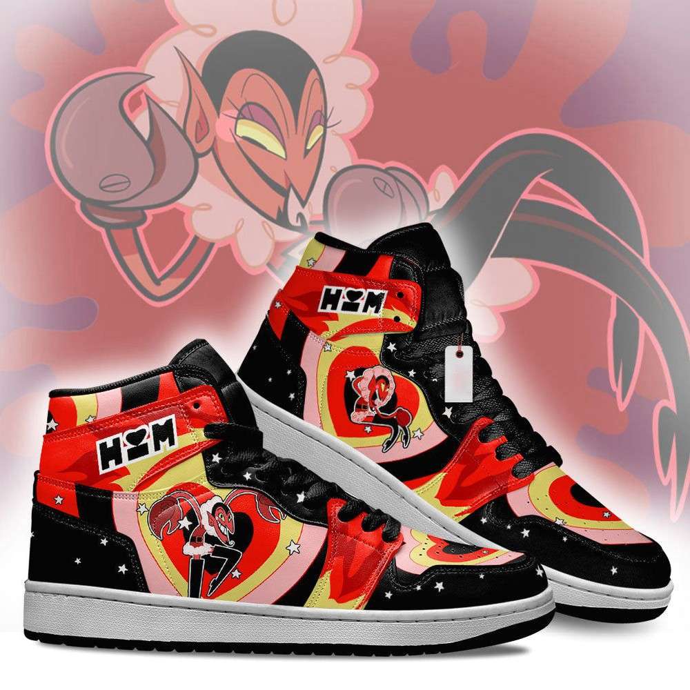 Ideafootwear Him The Powerpuff Girls AJ1 High Sneakers Shoes For Men And Women