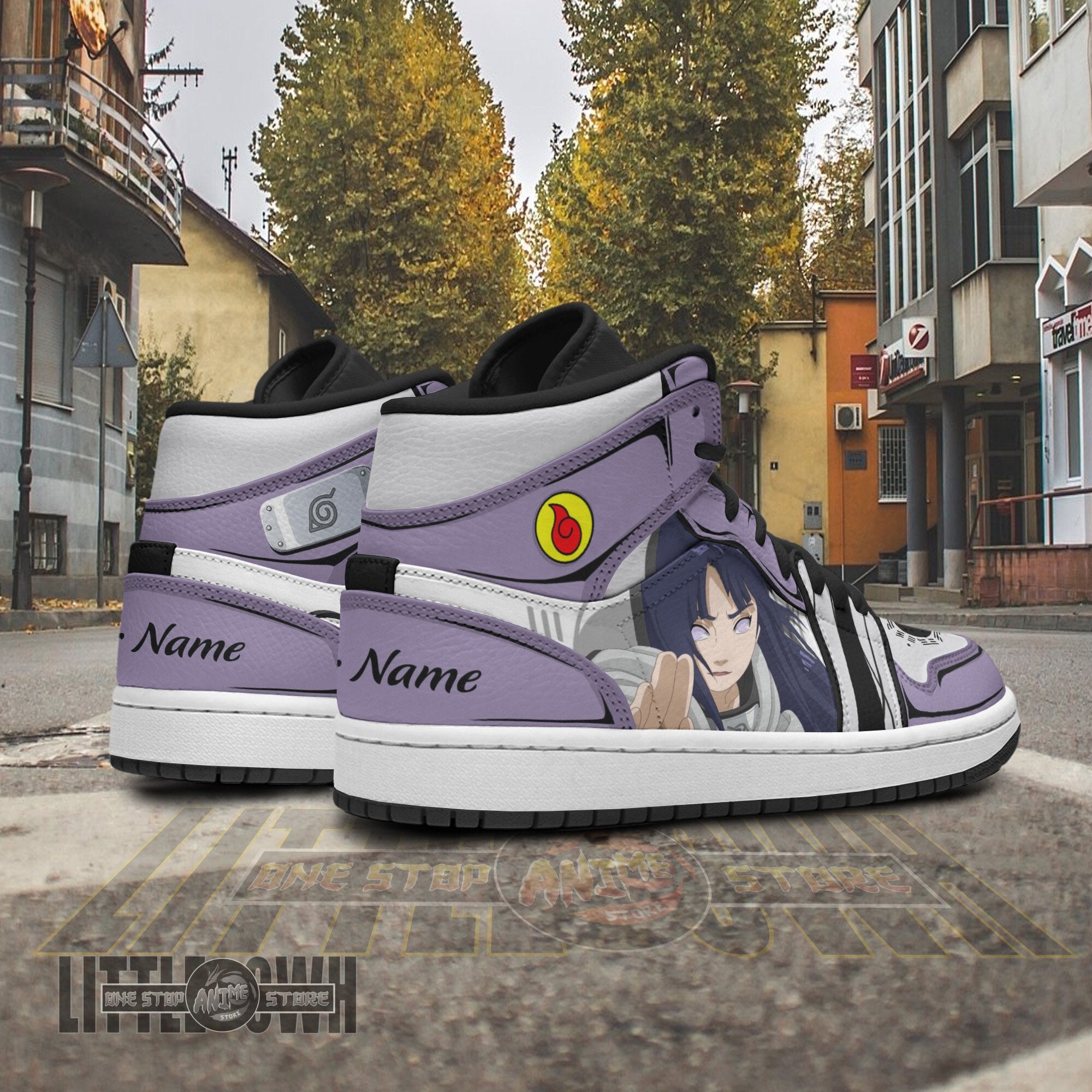 Ideafootwear Hinata Hyuga AJ1 High Sneakers Shoes For Men And Women